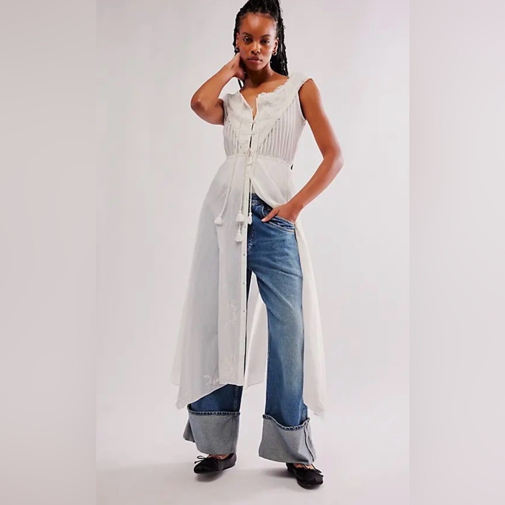 FREE PEOPLE
Country Charm Maxi Bodysuit - Ivory - Picture 2 of 11